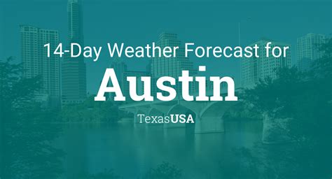 14 day weather forecast austin - Be prepared with the most accurate 10-day forecast for Austin, TX, United States with highs, lows, chance of precipitation from The Weather Channel and Weather.com